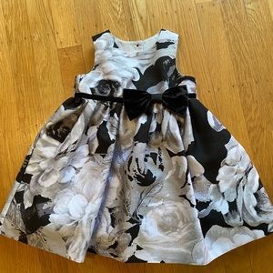 LAURA ASHLEY 18 month black and white dress